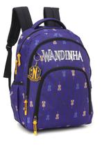 Mochila Wandinha Escolar Notebook Luxcel Roxo MJ47261WD-RX