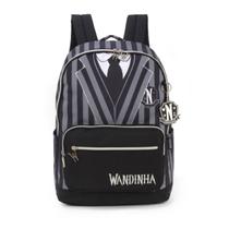 Mochila Wandinha Familia Addams Juvenil Escolar - Luxcel Mochila Wandinha Familia Addams Juvenil Escolar - Luxcel
