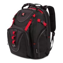 Mochila Wenger Maxxum para laptop 16" preta/vermelha