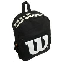 Mochila Wilson Casual Unissex - Preto E Branco