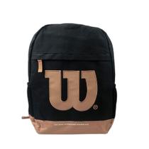 Mochila Wilson Sporting Goods Co Unissex Preto Bege Mochila Wilson Sporting Goods Co Unissex Preto Bege