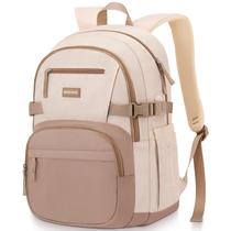 Mochila WINDARS para meninas e mulheres em idade escolar com laptop de 15,6" cáqui