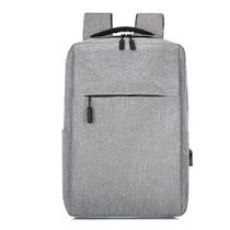 Mochila Wokex USB anti-roubo masculina/feminina Travel 20-35L cinza