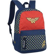 Mochila Wonder Woman Mulher Maravilha Estrelas Original