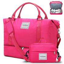 Mochila WOOMADA Weekender - Overnight para Mulheres Rosa Choque