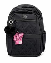 Mochila Yepp Preta Feminina Com Pom Pom