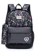 Mochila Yupe Reforçada Bolsa Escolar com Estojo Dia a Dia
