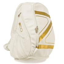 Mochila Zeiq Pro Branca e Dourada Mochila Zeiq Pro Branca e Dourada