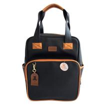 Mochilão Ursinho Interior Impermeável e Detalhes Luxo em Courano Mochilão Ursinho Interior Impermeável e Detalhes Luxo em Courano