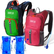 Mochilas de Hidratación Shinylin para Niños con Bolsa de Agua de 1.5L, Paquete de 2