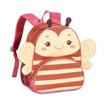 Mochilas Escolar Casual infantil Zoo Pets Abelhinha Original Clio Style CP3394D