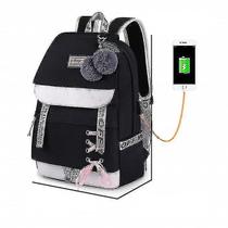 Mochilas escolares à prova d'água ergonômicas em nylon