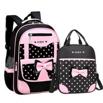 Mochilas escolares VIDOSCLA Princess Bowknot para meninas