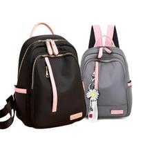 Mochilas Feminina Média Chaveiro Moderna Impermeável Mochilas Feminina Média Chaveiro Moderna Impermeável