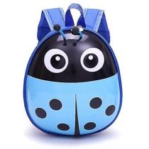 Mochilas fofas dos desenhos animados sete estrelas joaninha mochila infantil bolsa escolar bolsa de casca de ovo azul