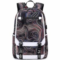 Mochilas impressas à prova d'água para computador mochila de viagem color-1