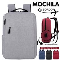 Mochilas mala De Bordo Grande Impermeável Anti-furto Casual Trilha Notebook 15.6 Avião - Cores