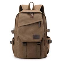 Mochilas simples de computador masculino, moda casual de viagem