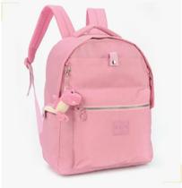 MochilaTactel Rosa Com Chaveiro Dinossauro MJ49133UP-RA UP4YOU MochilaTactel Rosa Com Chaveiro Dinossauro MJ49133UP-RA UP4YOU