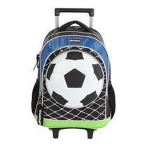 Mochilete Escolar Infantil Luxcel Futebol Azul - IC41742UP