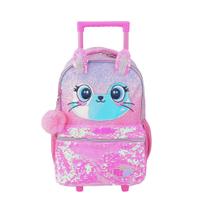 Mochilete Escolar Infantil Pacific Pack Me Cute Rosa - 998AE