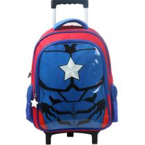 Mochilete Escolar Super Star - Yins - ESCUDO AZUL