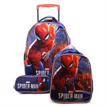 Mochilete Homem Aranha Com Lancheira E Estojo Xeryus 9480