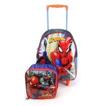 Mochilete Homem Aranha Com Lancheira Marvel Xeryus 10660