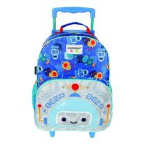Mochilete Infantil Masculina Container Robô Azul - 13048 Mochilete Infantil Masculina Container Robô Azul - 13048
