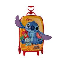 Mochilete Infantil Max Toy 3D Stitch Tropical Amarela - 3857