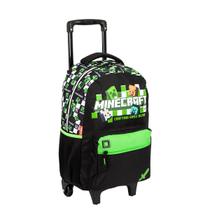 Mochilete Minecraft Creeper Infantil Escolar Passeio Mochilete Minecraft Creeper Infantil Escolar Passeio