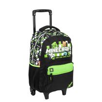 Mochilete Minecraft Creeper Infantil Escolar Passeio Mochilete Minecraft Creeper Infantil Escolar Passeio