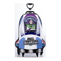Mochilha Infantil Rodinha 3D Disney Toy Story Buzz Lightyear