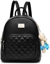 Mochilinha De Costas Pequena Bolsa Feminina Chaveiro Linda