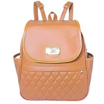 Mochilinha feminina pequena casual social alças de costas com compartimentos