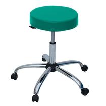 Mocho Agile Luxo Sem Encosto e Com Ajuste de Altura - BCMED - Verde Claro Mocho Agile Luxo Sem Encosto e Com Ajuste de Altura - BCMED - Verde Claro