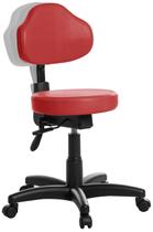 Mocho Ergonômica Estética Clinica Plus Rce Cor Vermelho