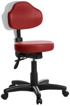 Mocho Ergonômica Estética Clinica Plus RV Cor Vermelho