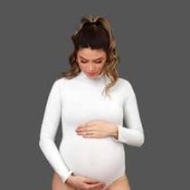 Moda bory gestante branco