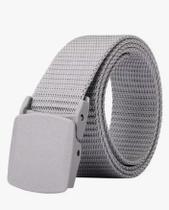 Moda Cinto Largo Masculino Nylon Fivela de Plástico