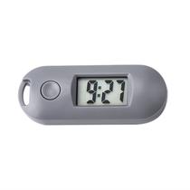 Moda Design Mini Clock Digital Relógio Eletrônico Relógio Silencioso Luminous Clock Gift - Cinza