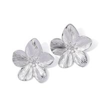 Moda feminina brincos flor liga estilo retro acessórios de festa feminino presentes