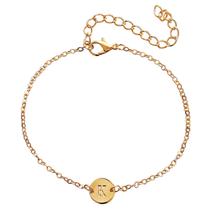 Moda Feminina Presente 26 Inglês Letra Nome Cadeia Pingente Pulseira Jóias