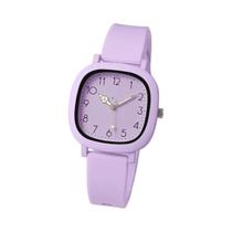 Moda Feminina Relógio De Pulso De Quartzo Pulseira De Silicone Simplicidade Senhoras Casual Pulseira