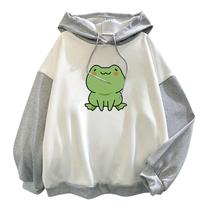 Moda Feminina Verão T-shirt Manga Longa Casual Patchwork Top Blusa