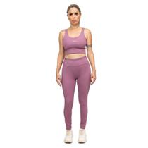 Moda Fitness conjunto calça Legging + Top Regata para Academia Exercícios Físicos