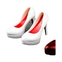 Moda Menina 1/6 Escala Sapatos De Salto Alto Simulação Sapatos De Corte Stiletto Para Figura De Ação