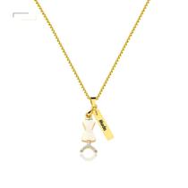 Moda modelo vestido colar de profissao folheado a ouro 18k