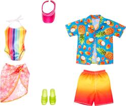 Moda Praia Barbie: Conjunto com 2 Acessórios