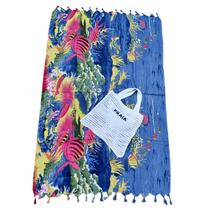 Moda Praia: Bolsa Crochê Diversas Cores + Canga Estampas Sortidas Moda Praia: Bolsa Crochê Diversas Cores + Canga Estampas Sortidas